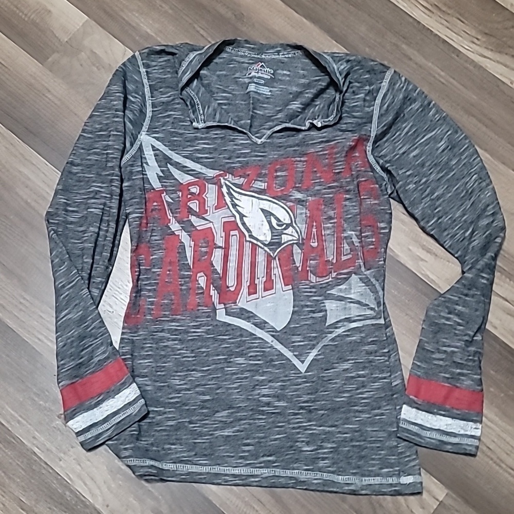 Arizona Cardinals Long Sleeve Shirt Size SMALL